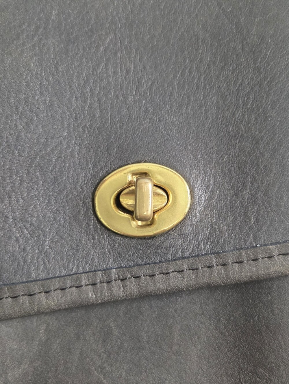 Vintage Coach Black Scooter Leather Crossbody Bag Made In USA 9893 - Picture 10 of 15